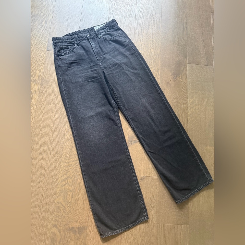 Rag & Bone Featherweight Logan Wide leg mid Jeans - Picture 7 of 12